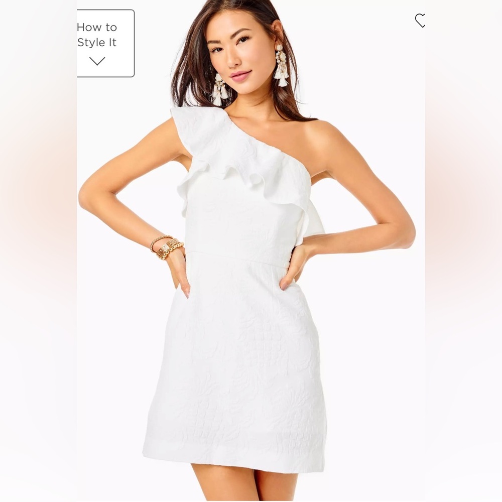 Lily Pulitzer - One Shoulder Kipton Romper - size 00